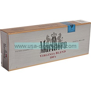 Marlboro Virginia Blend 100's box cigarettes